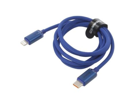 Kabel USB 2.0 Apple Lightning wtyk - USB C wtyk 1,2m niebieski CAJY000203