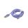 Kabel USB 2.0 USB A wtyk - USB C wtyk 2m fioletowy tekstylny CAJY000505