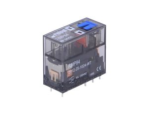 Przekaźnik: elektromagnetyczny DPDT Ucewki: 24VDC 8A 8A/250VAC RMP84-2012-25-1024-WT