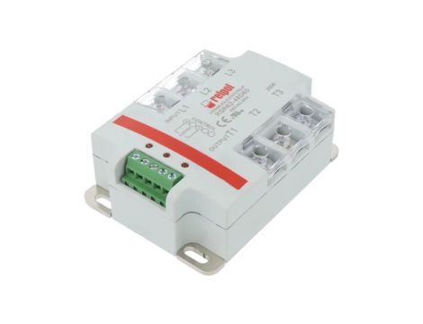 Przekaźnik: półprzewodnikowy 60A Uprzeł: 24...530VAC 3-fazowy RSR62-48D60