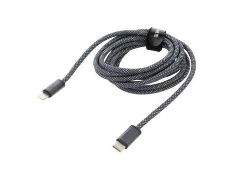 Kabel Apple Lightning wtyk - USB C wtyk 2m szary tekstylny 20W CALD000116