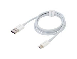 Kabel USB A wtyk,USB C wtyk 1m biały 66W Kolor złącza: biały CATYS-02