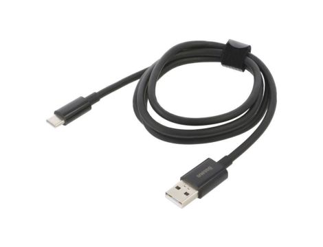 Kabel USB A wtyk - USB C wtyk 1m czarny 65W CAYS000901
