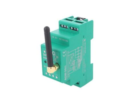 Sterownik 4-kanałowy, na szynę DIN, 230VAC, IP20, -1055C ROW-04M