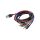 Kabel High Speed, USB 2.0 1,2m czarny tekstylny 3,5A CA1T4-B01