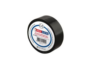 Taśma izolacyjna elektroizolacyjna PVC 19mmx9m czarna HOROZ 1szt.