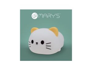 MARYS lampka nocna RGB z dźwiękiem Słodki Kotek MW61486