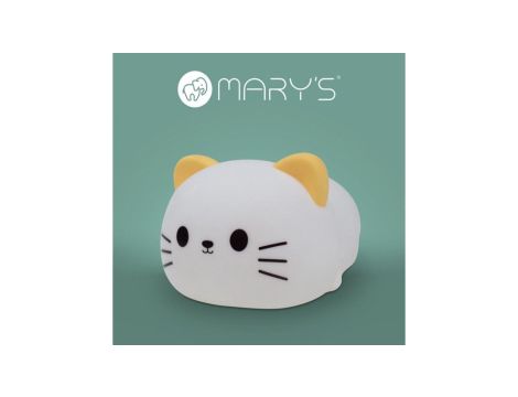 MARYS lampka nocna RGB z dźwiękiem Słodki Kotek MW61486