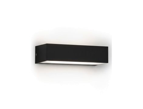 Kinkiet ogrodowy 9W, 450lm, 4200K, IP65, czarny, ANDIZ HOROZ