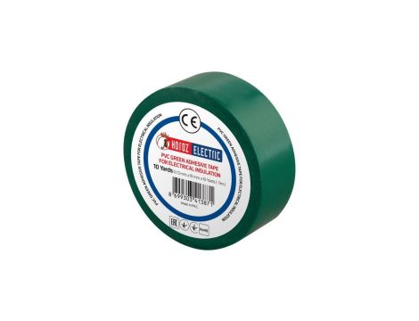 Taśma izolacyjna elektroizolacyjna PVC 19mmx9m zielona HOROZ