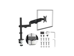 Uchwyt na monitor Maclean, sprężyna gazowa, 17-32, 2-10kg, czarny, MC-135