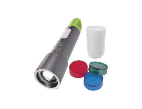 Latarka metalowa LED 600 lm, ładowalna P3118