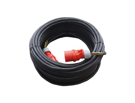 IP44 CEE 32A 5P 400V 20m Przedłużacz budowlany siłowy H07RN-F 5x4 mm2 PARTNERSITE 17011