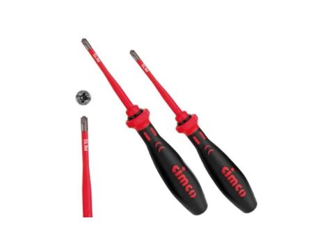 Wkrętak Krzyżowo-Płaski VDE 1000V Slim PZ FL 1x80mm PZ FL2x100mm 2 szt.