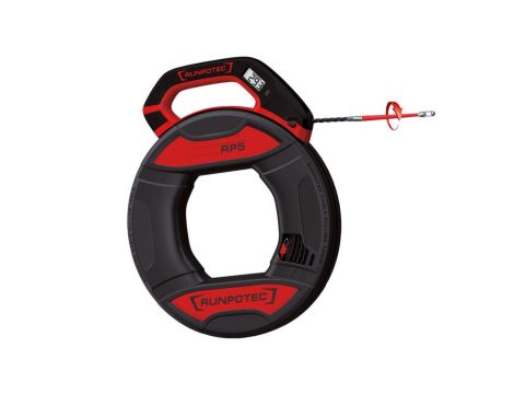 Spirala 30m do przeciągania kabli RP5 z cyfrowym licznikiem metrów