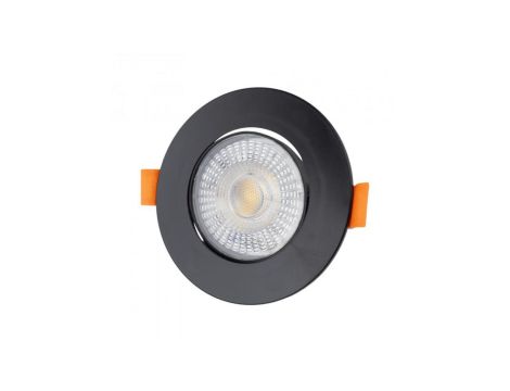 Oprawa DOWNLIGHT LED 3W/5W/7W 210/350/490 lm 3000K i 4000K i 6500K CCT CZARNY OKRĄGŁY IP20 Podtynkowy