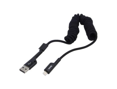 Kabel spiralny USB 2.0 Apple Lightning wtyk - USB A wtyk 1m CALSR-01
