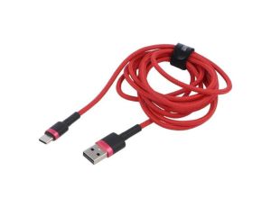 Kabel High Speed, USB 2.0 USB A wtyk - USB C wtyk 2m czerwony CATKLF-C09