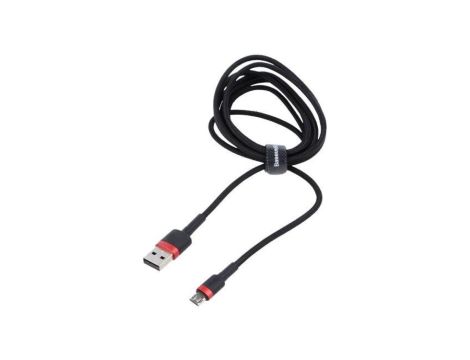 Kabel High Speed, USB 2.0 2m czarny tekstylny 1,5A CAMKLF-C91