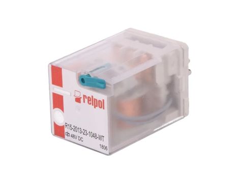 Przekaźnik: elektromagnetyczny 3PDT 48VDC Istyków max: 20A R15-2013-23-1048-WT