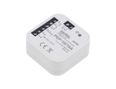 Przekaźnik, dopuszkowy, 230VAC, IP20, Temp: -1055C PEP-10/16A