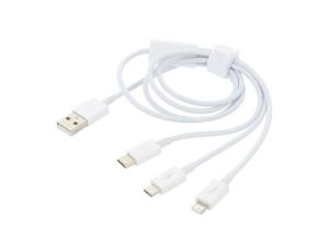 Kabel High Speed,USB 2.0 0,5m biały 3,5A P10320105221-01