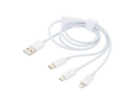 Kabel High Speed,USB 2.0 0,5m biały 3,5A P10320105221-01