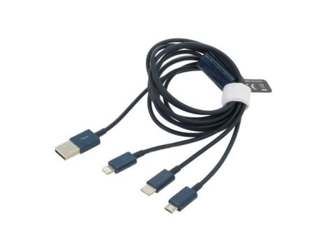 Kabel High Speed, USB 2.0 1,5m niebieski CAMLTYS-03