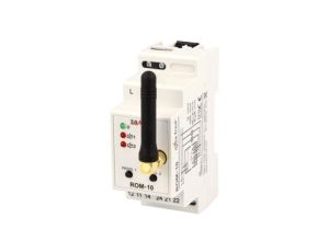 Odbiornik, na szynę DIN, 230VAC, przekaźnik NO / NC x2, 300m ROM-10