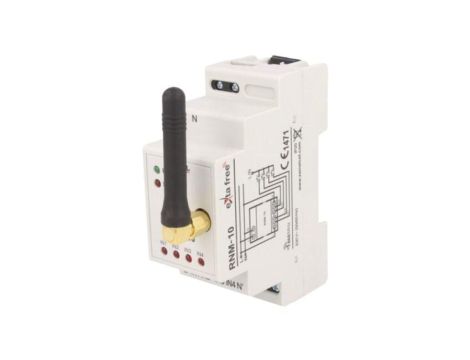 Bezprzewodowy nadajnik, na szynę DIN, 230VAC, IP20 RNM-10