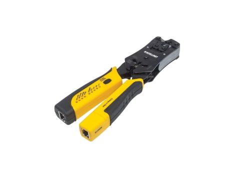 Zaciskarka wtyków RJ45/RJ11/RJ12/RJ22 z testerem okablowania 780124