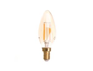 Żarówka LED 2W E14 A60 170lm 2200K świeczka VINTAGE Z74300