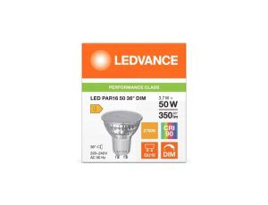 ZAR.LED 3,7W GU10 Ledvance Ciepła 2700K DIM (kąt świecenia 36 stopni)