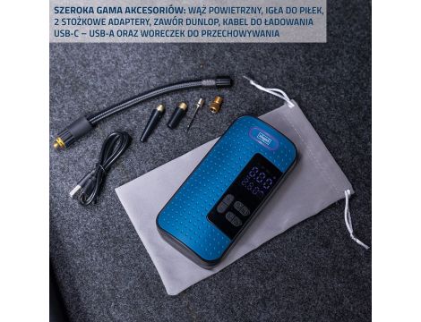 Kompaktowy kompresor akumulatorowy SCHEPPACH AC10/8V - 3