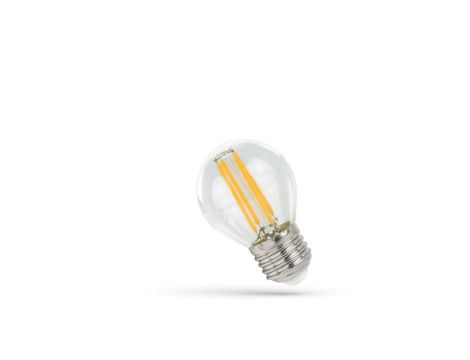 Żarówka kulka LED G45 E27 6W 850lm 2700K RETRO