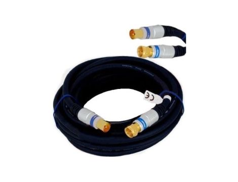 VITALCO AK60 Kabel antenowy SAT TV F (wtyk) / IEC (wtyk) 3m
