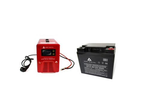 Zestaw zasilania awaryjnego Sinus-850PRO 850W + AKU 40Ah 12V VRLA AGM AZO00D1189