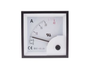 Amperomierz analogowy panelowy 20A AC -25C do +50C RS PRO