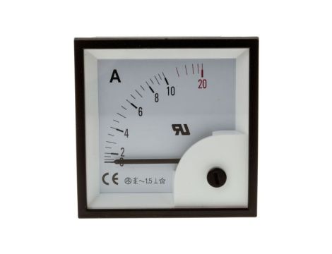 Amperomierz analogowy panelowy 10A AC -25C do +50C RS PRO