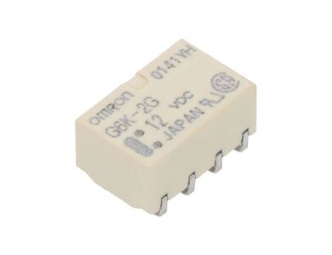 Przekaźnik elektromagnetyczny DPDT Ucewki 12VDC 0,3A/125VAC G6K-2G DC12