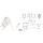 Zasilacz adapter biały 5W 5V 1A wtyk microUSB POS05100A-MU-WH