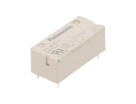 Przekaźnik elektromagnetyczny SPST-NO + SPST-NC Ucewki: 12VDC ST112FJ