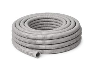 Rura osłonowa karbowana niepalna, bezhalogenowa, nierozprzestrzeniająca płomienia RKLG-HFFR 32/26 320N szara 50mb