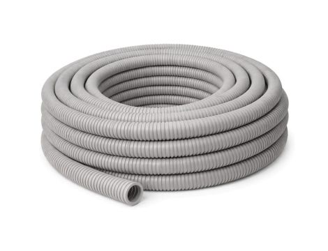 Rura osłonowa karbowana niepalna, bezhalogenowa, nierozprzestrzeniająca płomienia RKLG-HFFR 25/21 320N szara 50mb
