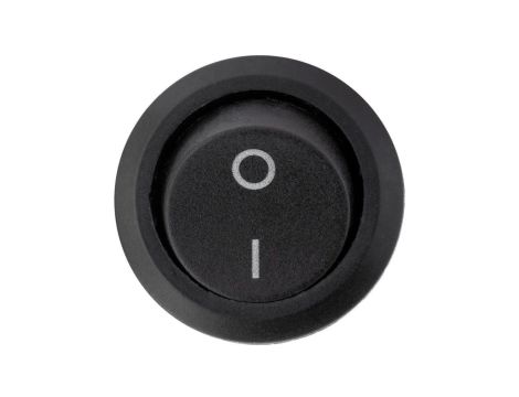 Włącznik przełącznik meblowy kołyskowy ON/OFF czarny