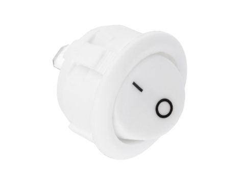 Włącznik przełącznik meblowy kołyskowy ON/OFF biały