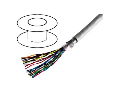Przewód 7x2x28AWG PVC 50V 30,5m Żyła ochronna: brak 3600B/14 (100FT)