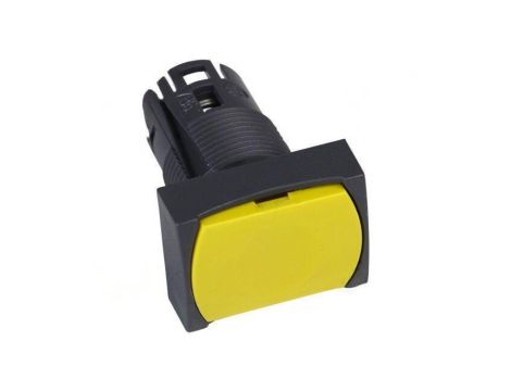 Przełącznik przyciskany 16mm Poz.stab 1 żółty Poz 2 ZB6DA5