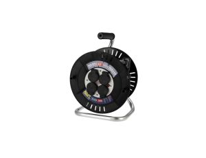 Przedłużacz bębnowy 4-gniazdowy SCHUKO IP44 czarny 31,5 mm 20 m 310.020.301 HOROZ