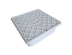 Puszka odgromowa uziomowa, na złącze 170x170x55 RAL9010